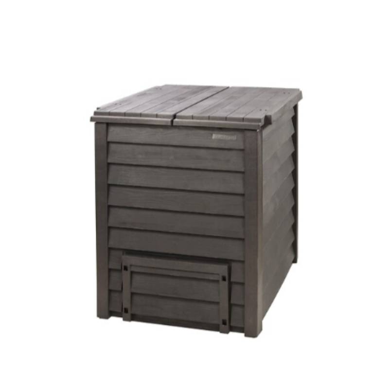 Garantia - Composteur Thermo-Wood 600 L brun anthracite L80 x l80 x H100 cm