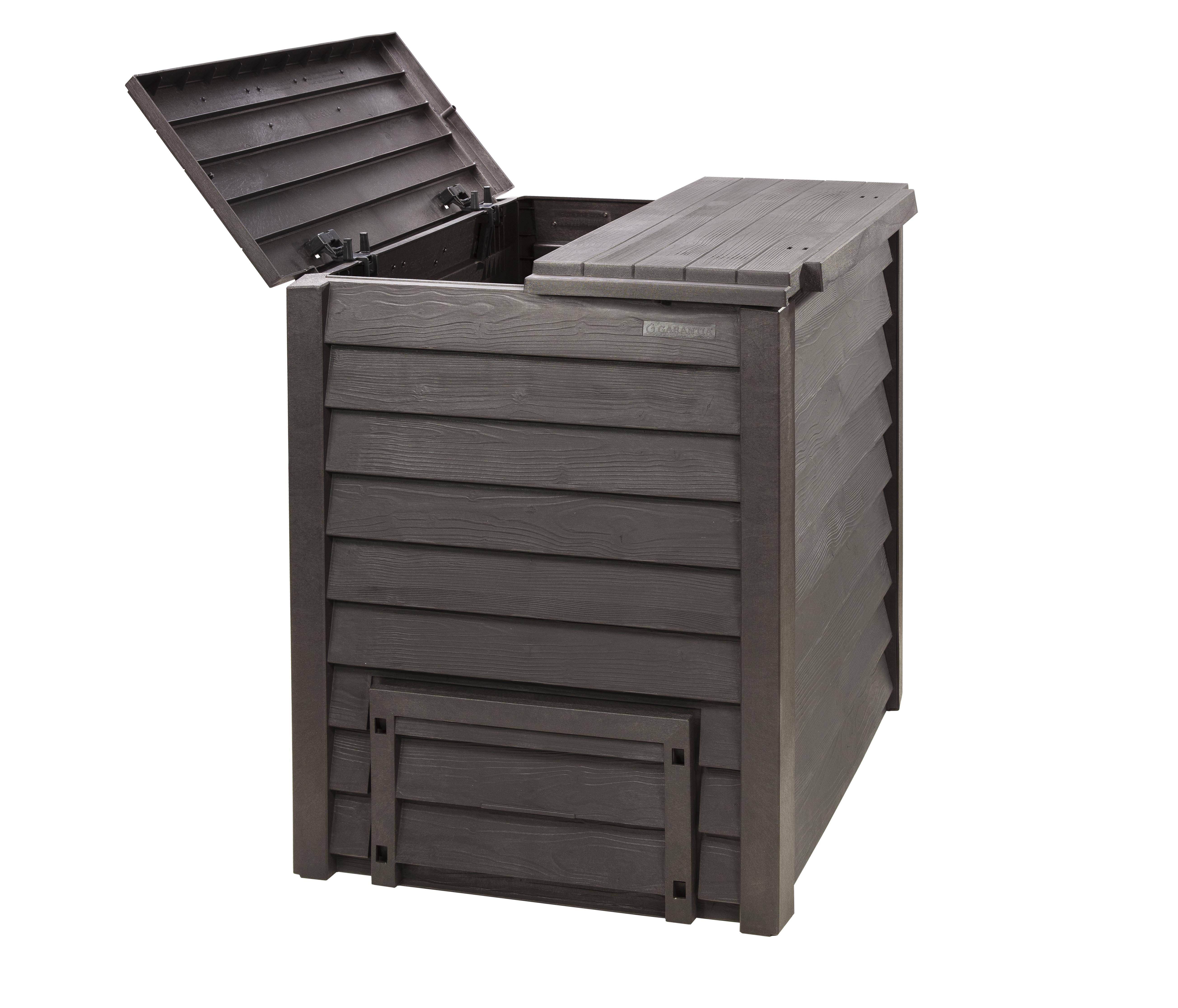 Garantia - Composteur Thermo-Wood 600 L brun anthracite L80 x l80 x H100 cm - Imagen 2
