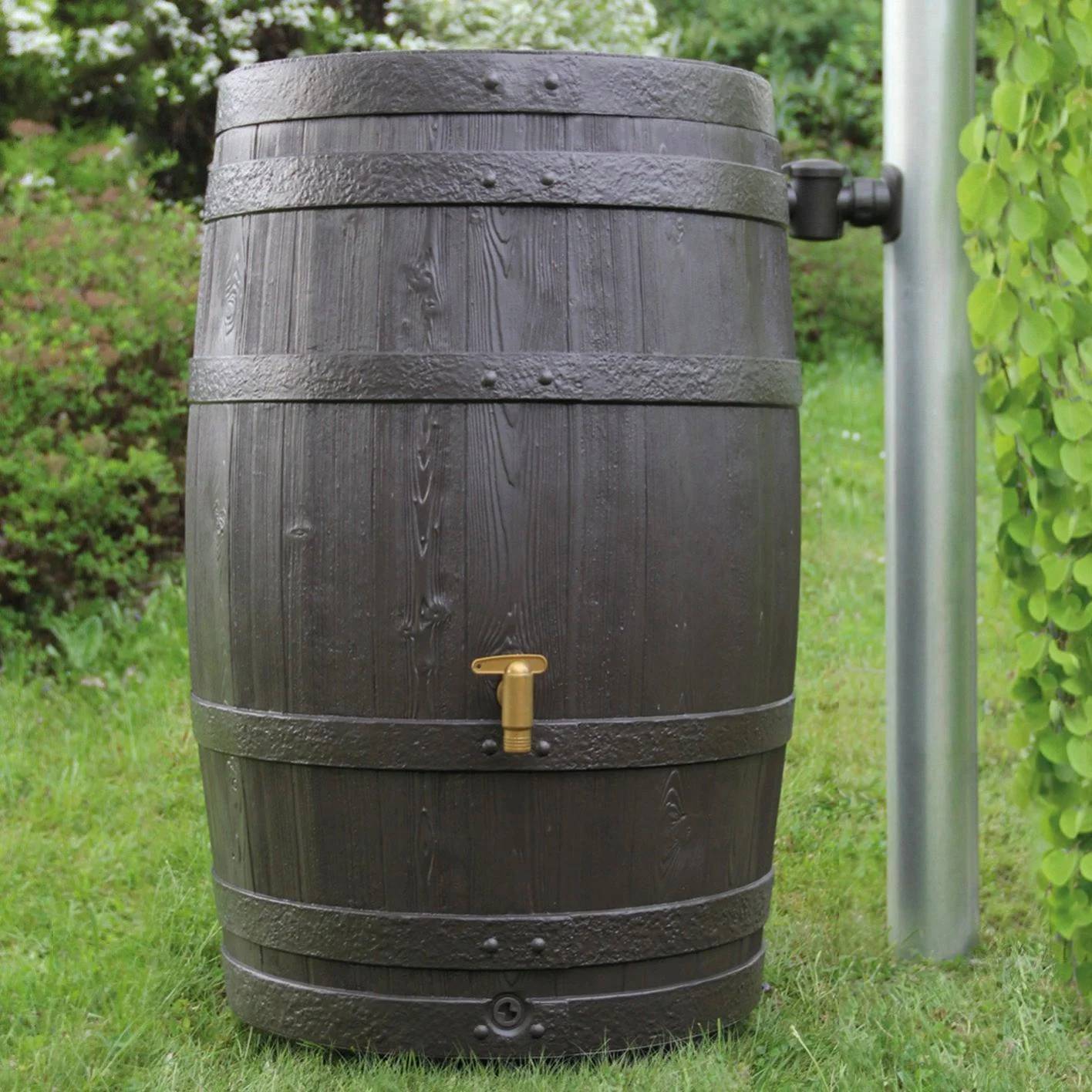 Garantia - Récupérateur d'eau de pluie 250L tonneau brun - GARANTIA - Image 2