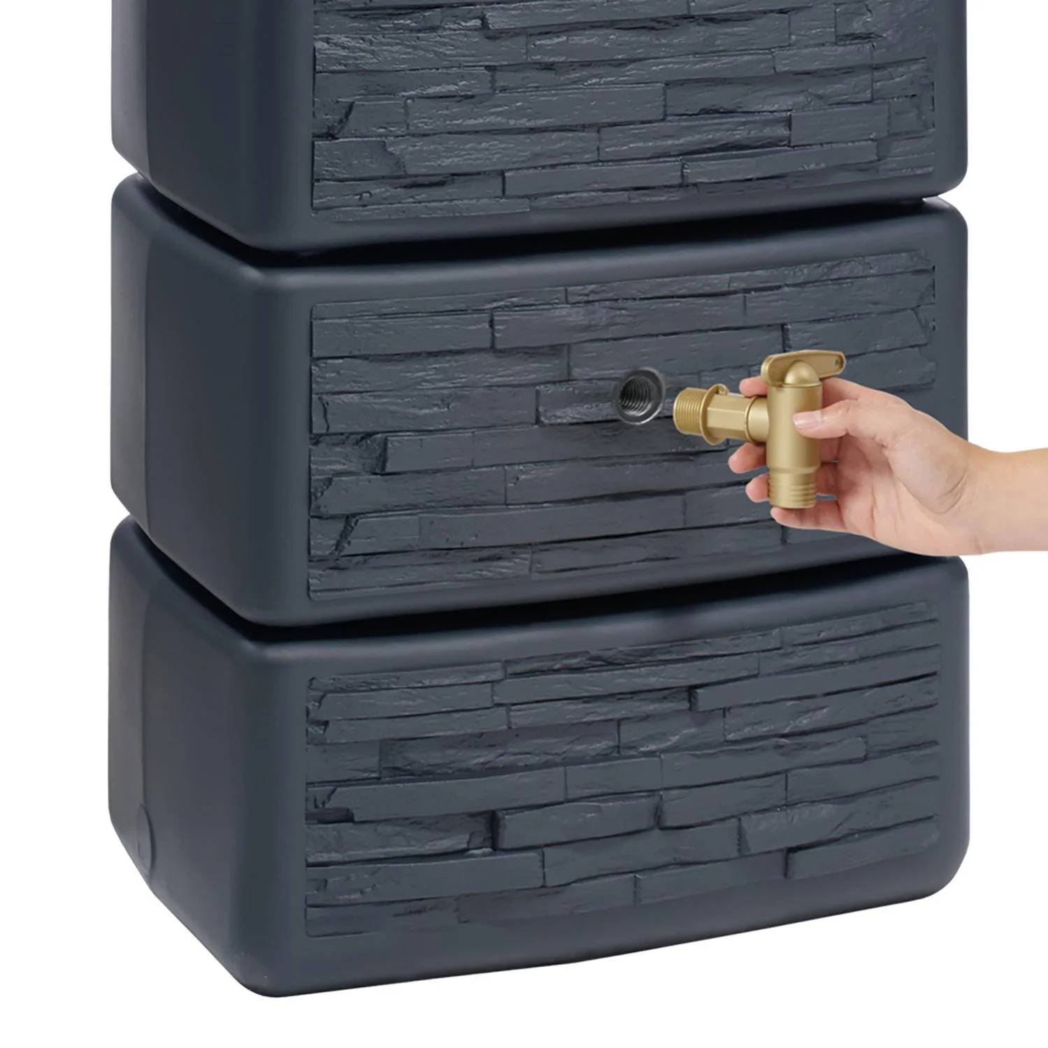 Garantia - Récupérateur d'eau de pluie 330 L mural robinet inclus - Garantia - Image 6