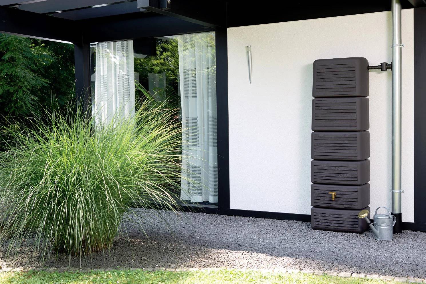 Garantia - Récupérateur d'eau de pluie 300L murale Slim Wood - GARANTIA - Image 4