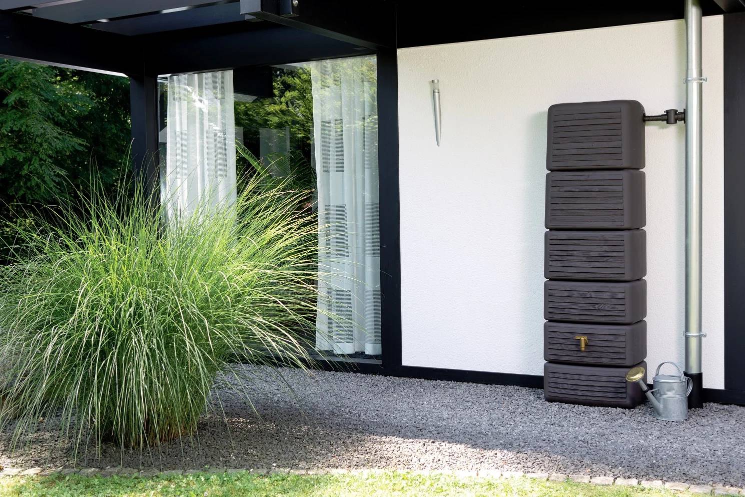 Garantia - Récupérateur d'eau de pluie 300L murale Slim Wood - GARANTIA - Image 2