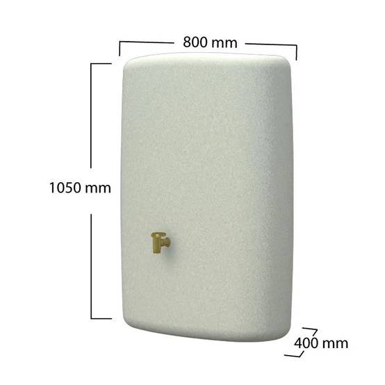 Garantia - Récupérateur d'eau de pluie 275L mural robinet inclus sable Terra - GARANTIA - Image 5