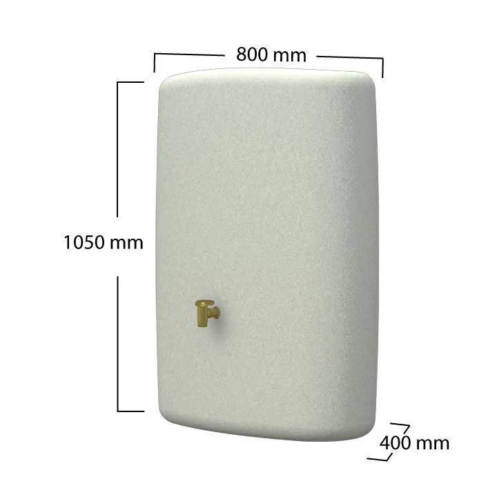 Garantia - Récupérateur d'eau de pluie 275L mural robinet inclus sable Terra  - GARANTIA - Image 5