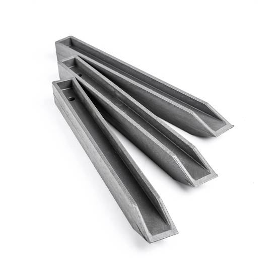 Chamorin - Lot de 10 piquets Ecopic gris + 20 vis - ECOLAT - Image 1