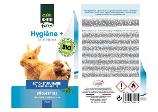 Hamiform - Spray nettoyant Hygiène + bio 250 ml - L.6,3 x l.4,5 x H.19,5 cm - Image 2