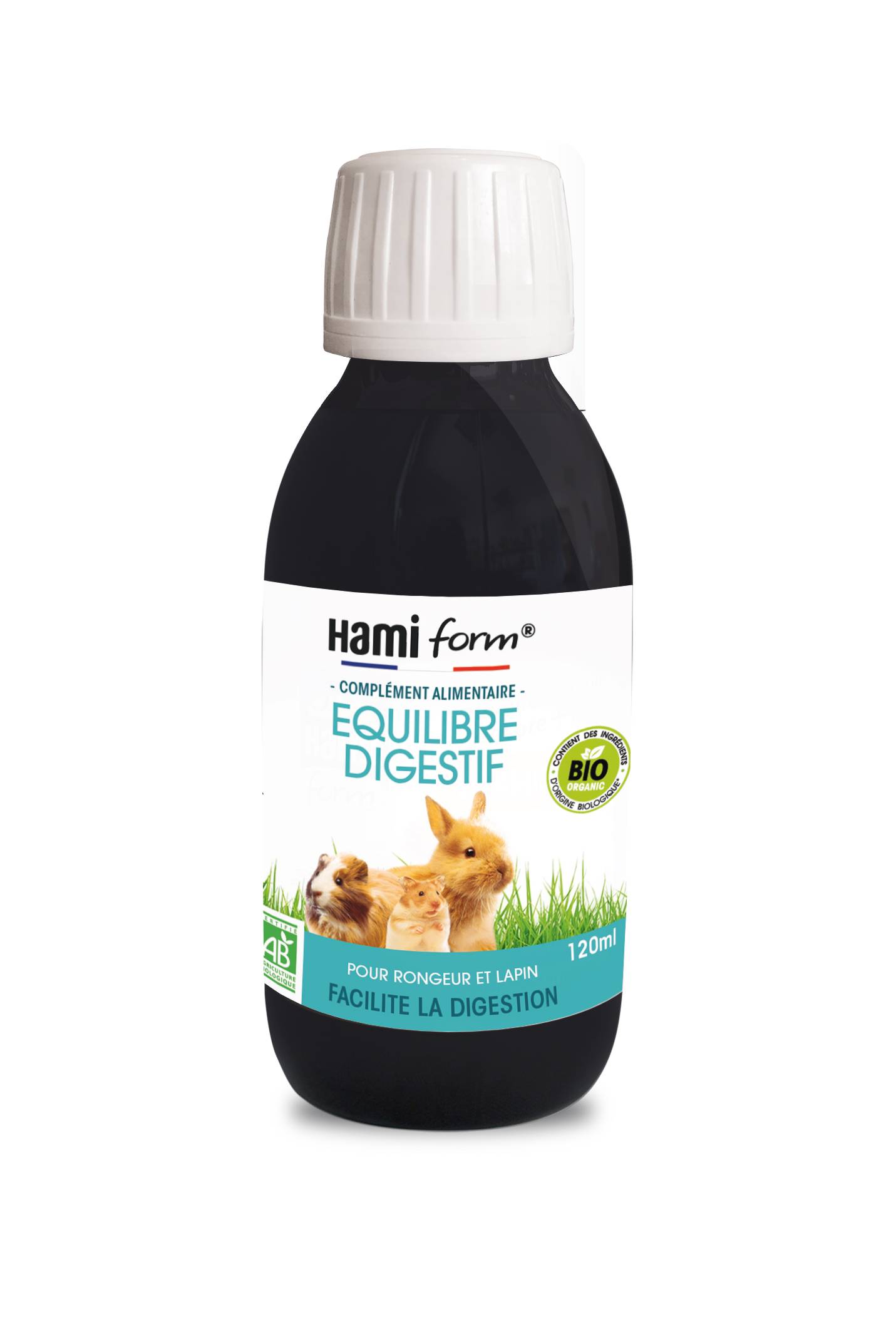 Hamiform - Complément alimentaire Équilibre Digestif bio rongeurs 120 ml