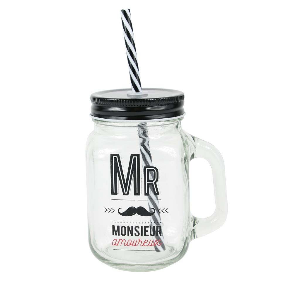 Tarro Mason Jar Sr. Enamorado 45 cl - Imagen 3