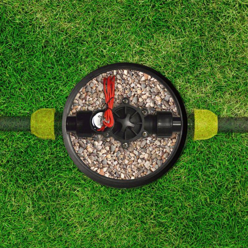 Jardibric - Regard de visite circulaire polypropylène noir et vert Ø 21 cm H 20 cm - JARDIBRIC - Imagen 4