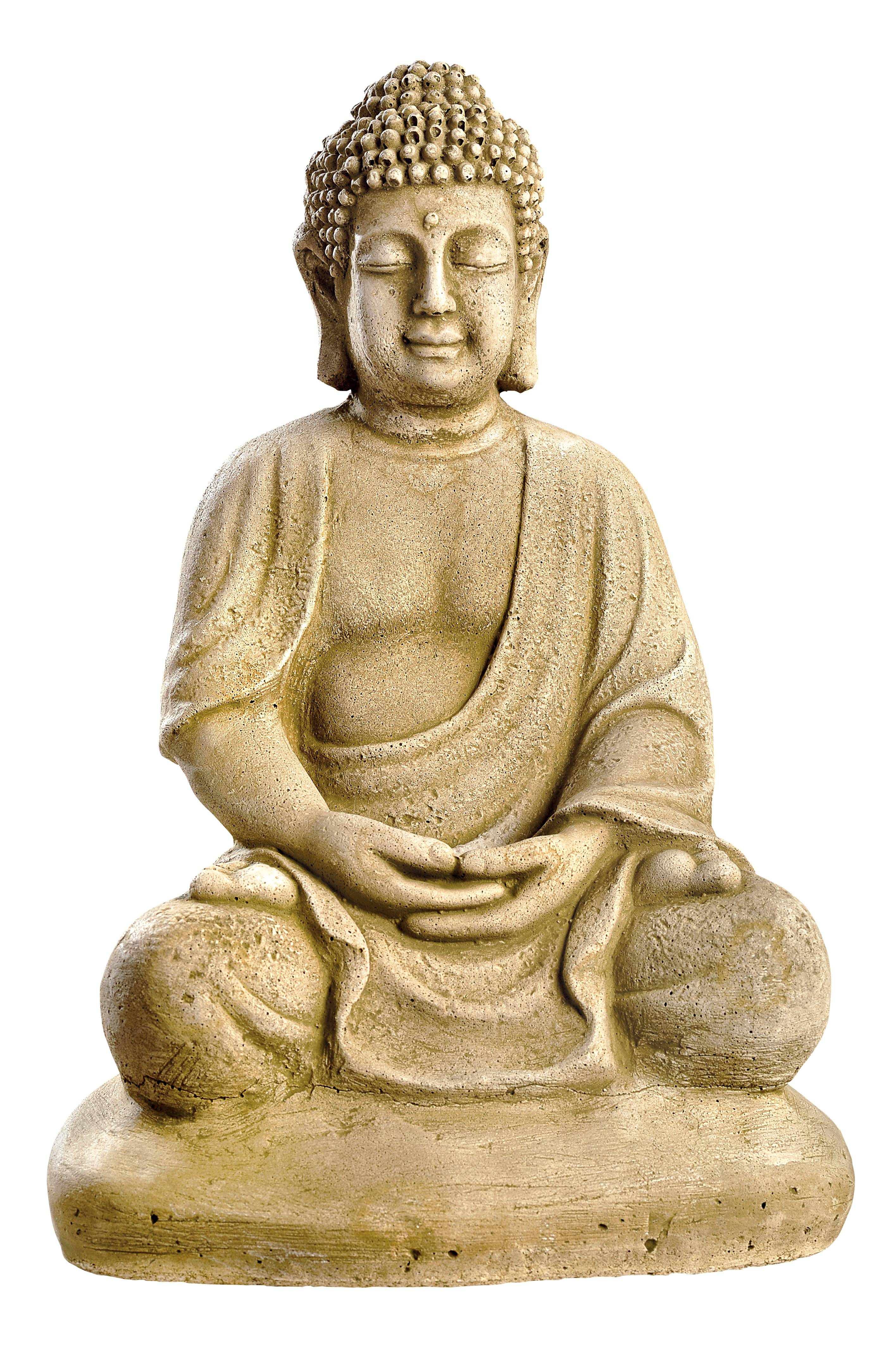 W.Hairie-Grandon - Statue Bouddha Assis - W.HAIRIE