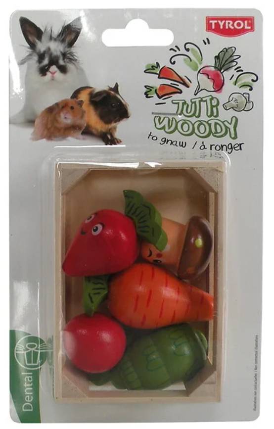 Tyrol - Caisse de légumes à ronger Tutti Woody L7 x l3,6 x h10 cm - Image 3