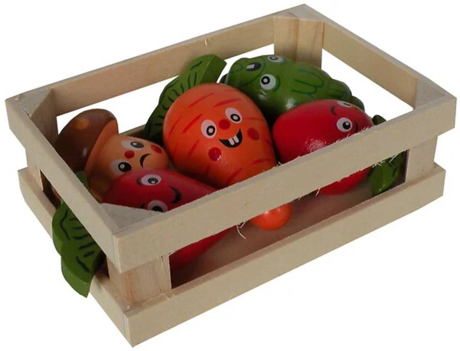Tyrol - Caisse de légumes à ronger Tutti Woody L7 x l3,6 x h10 cm - Imagen 2