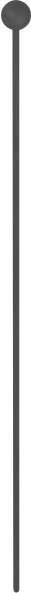 Windhager - Tuteur déco boule anthracite L150 cm - Imagen 1