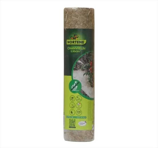 Nortène - Paillage naturel Chanvrelin 500 - 0,5 x 3 m - Image 3