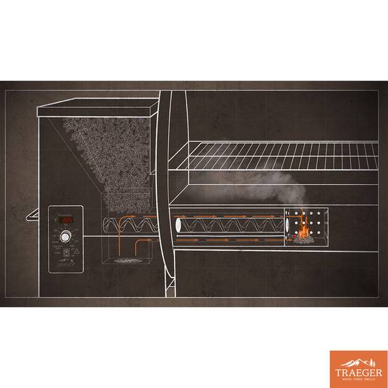 Traeger - Barbecue pellets acier Pro 575 Traeger - Image 9