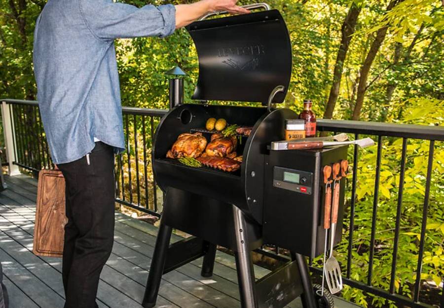 Traeger - Barbecue pellets acier Pro 575 Traeger - Image 5