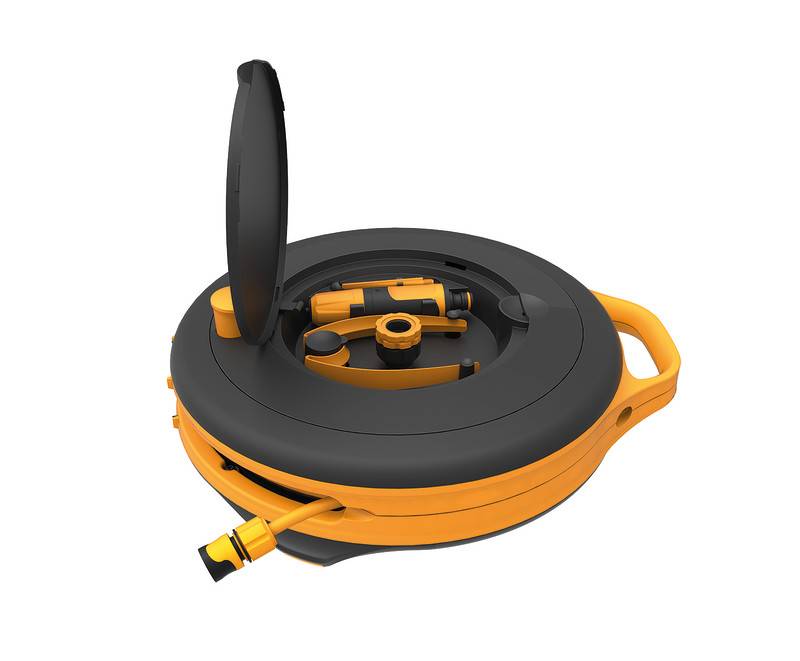 Fiskars - Fiskars - Dévidoir S avec tuyau de 15 m - Imagen 1