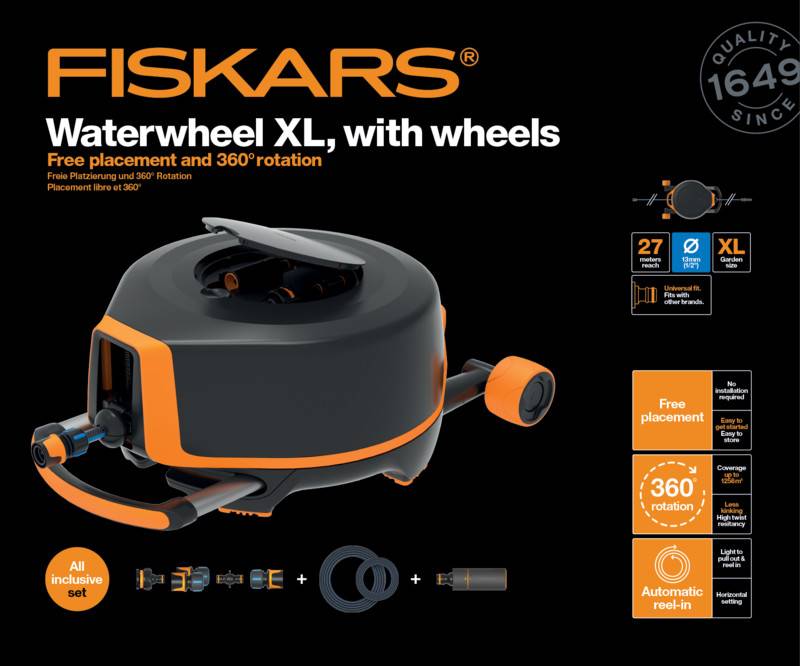 Fiskars - Fiskars - Dévidoir automatique XL avec roues - Imagen 3
