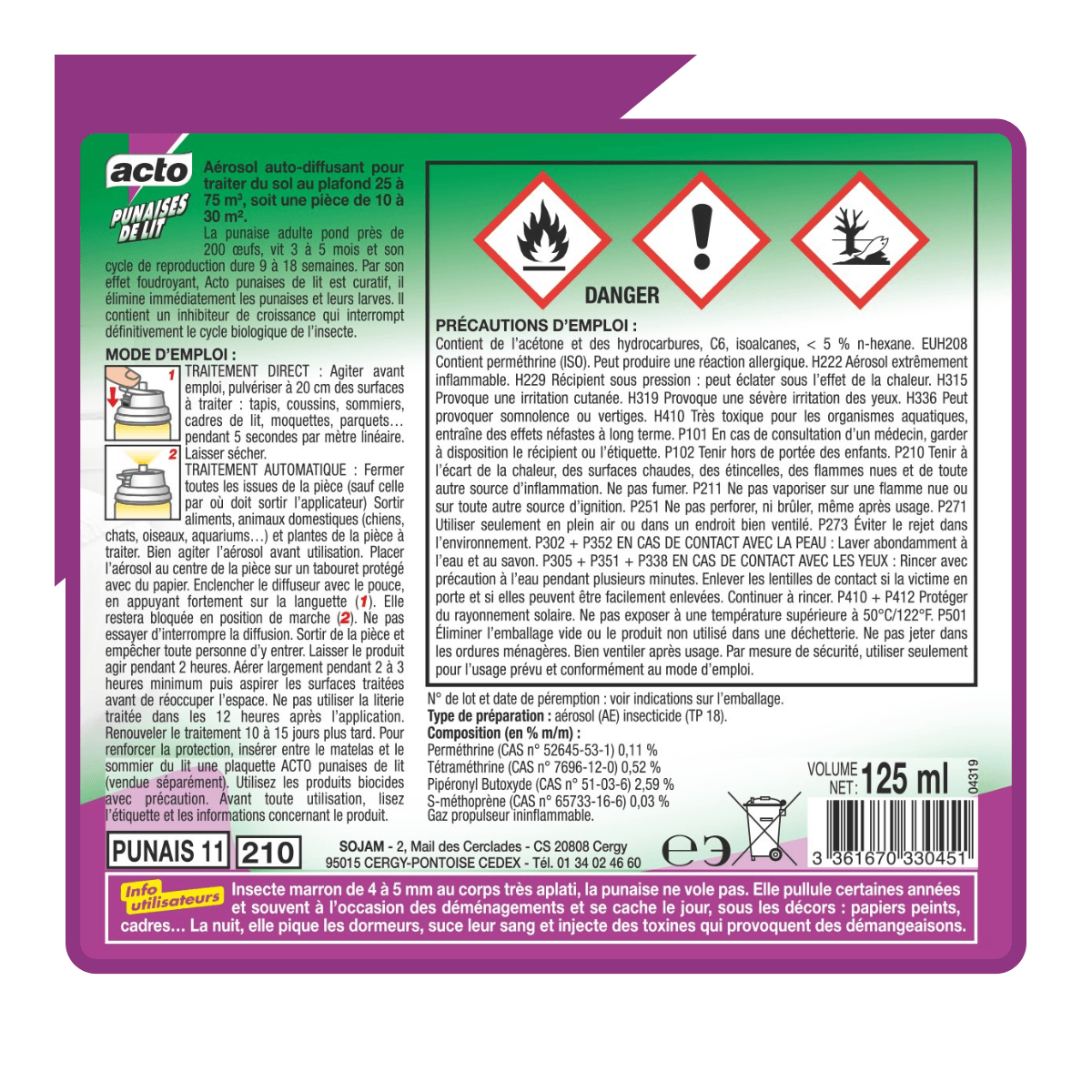 Acto - Insecticide Punaises De Lit - ACTO - Image 8