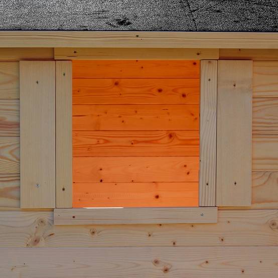 Cabane bois pour enfant Lison Terrasse L.133 x l.228 x H.140 cm - Image 3