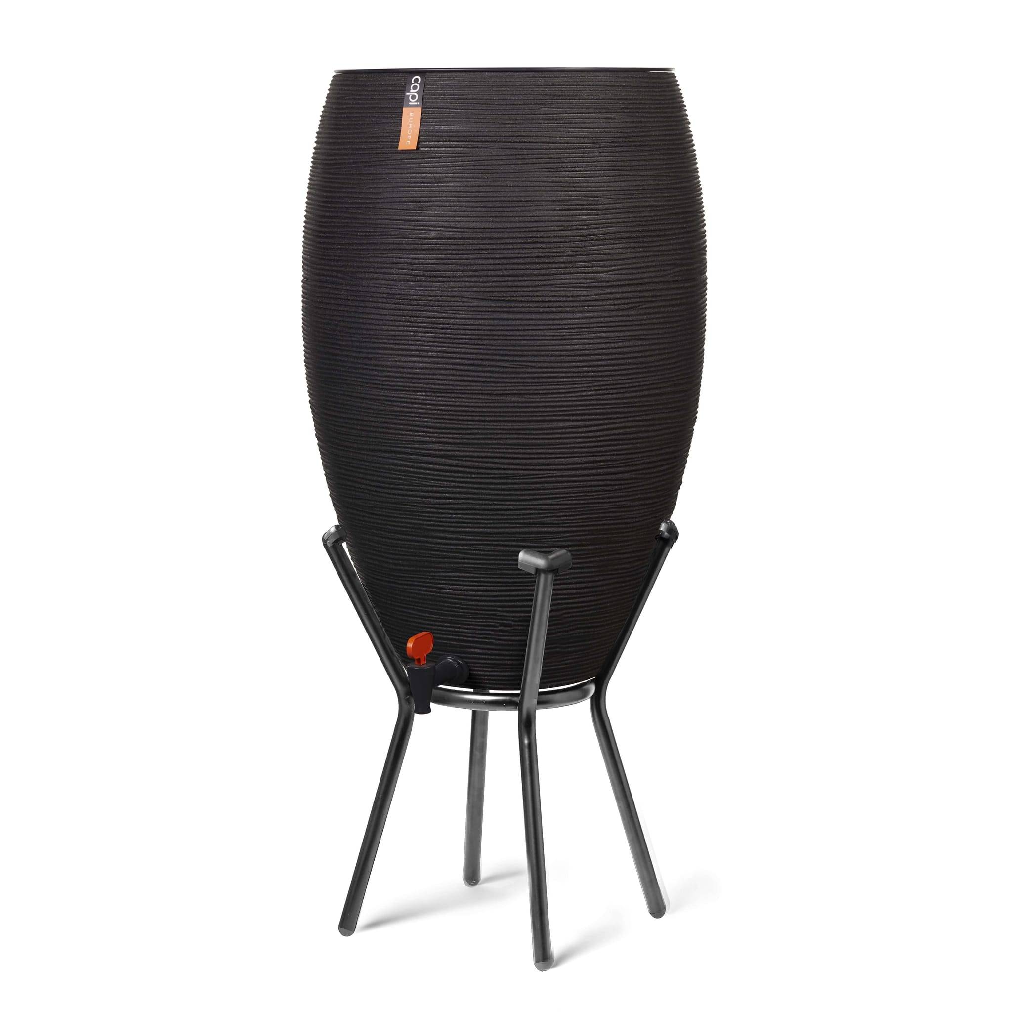 Capi - Recuperador de agua de lluvia 130L Rib NL negro - Capi - Imagen 1
