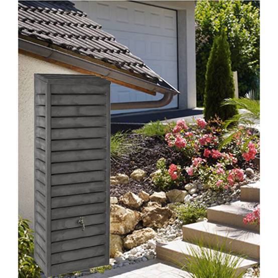 Belli - Récupérateur d'eau de pluie 300L anthracite - BELLI - Image 2