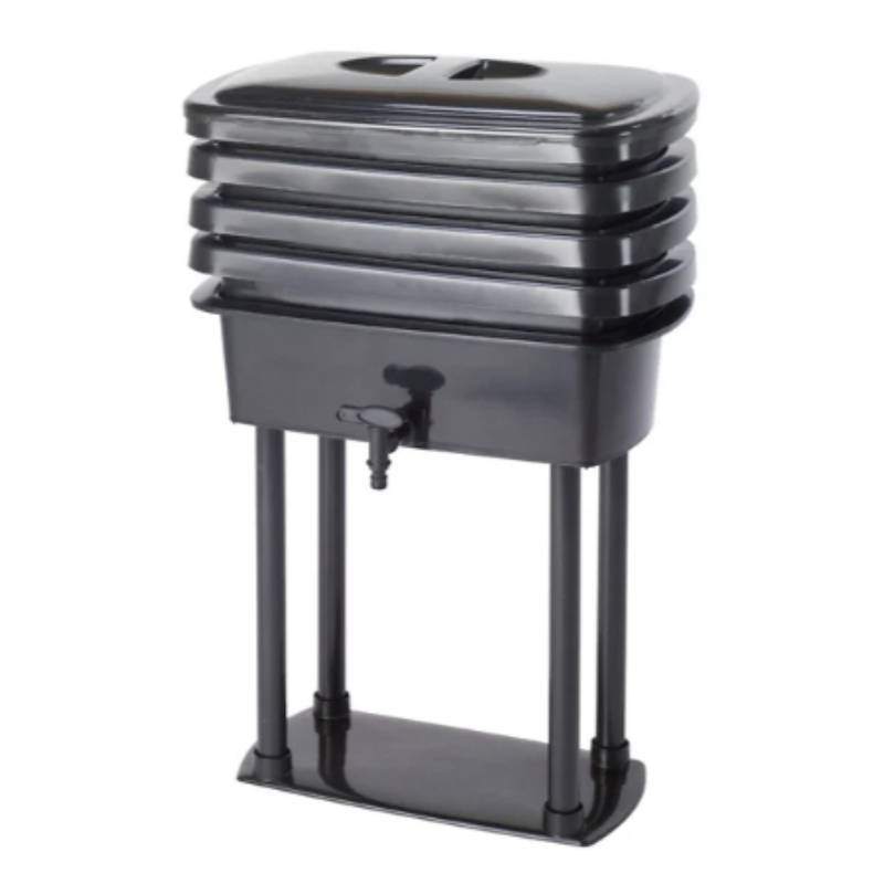 Belli - Lombricomposteur Noir 4 Bacs 32L – BELLIJARDIN - Imagen 3