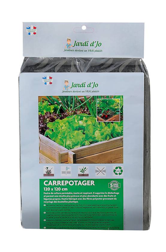 Jardi d'Jo - Feutre De Culture Carré Potager - JARDIDJO - Image 1