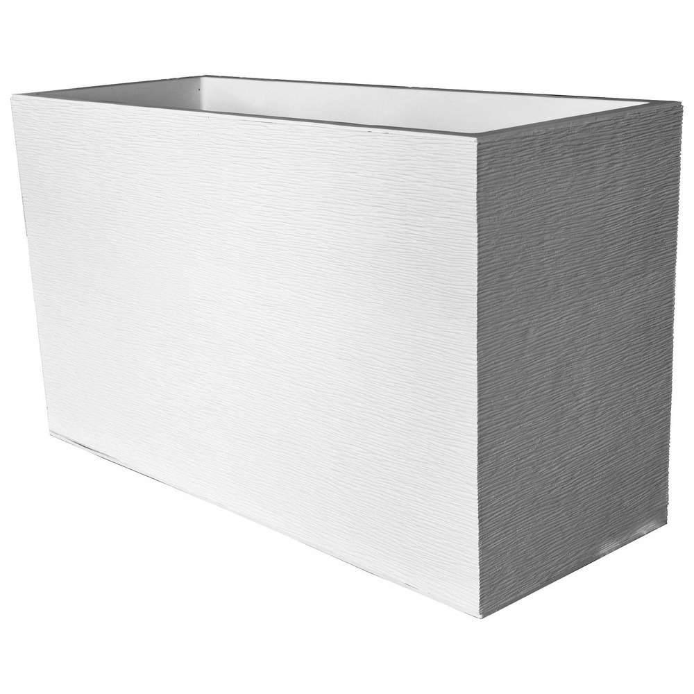 EDA Plastiques - Muret Graphit résine L99.5 H60 cm blanc - Image 12