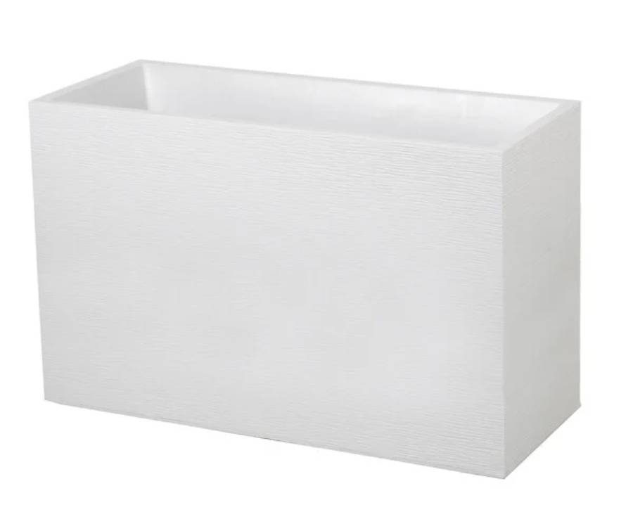 EDA Plastiques - Muret Graphit résine L99.5 H60 cm blanc - Image 1