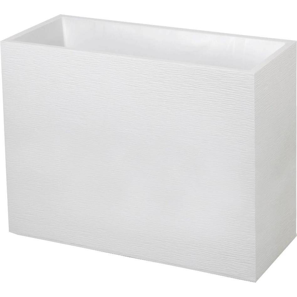 EDA Plastiques - Muret Loft L Graphit blanc cérusé 46L - L.78,5 x l.29,5 x H.60 cm - Image 3
