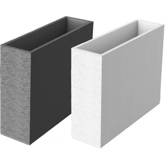 EDA Plastiques - Muret-jardinière Graphit blanc cérusé - EDA - Image 6