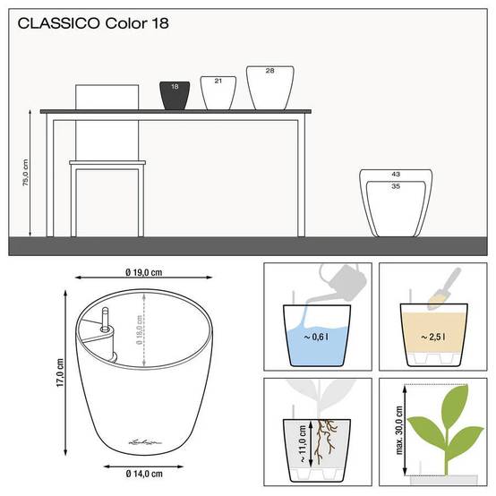 Pot Classico Color – LECHUZA - Image 6