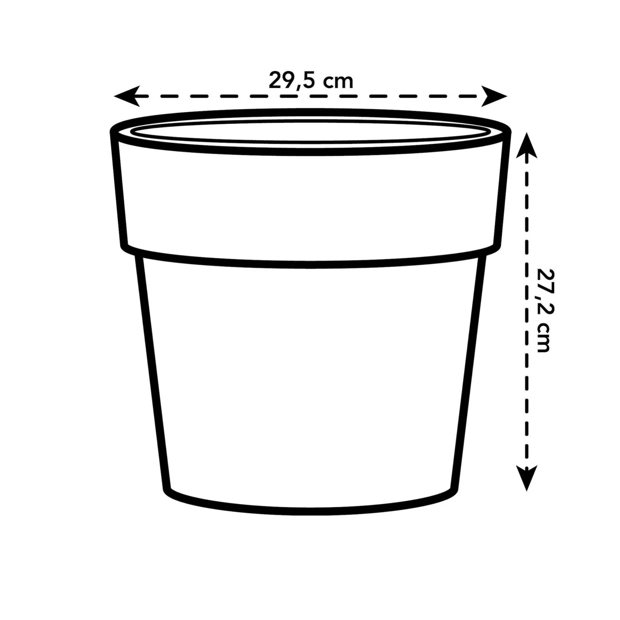 Elho - Elho - Cache pot rond B.for Original ocre Ø.30 cm - Image 4