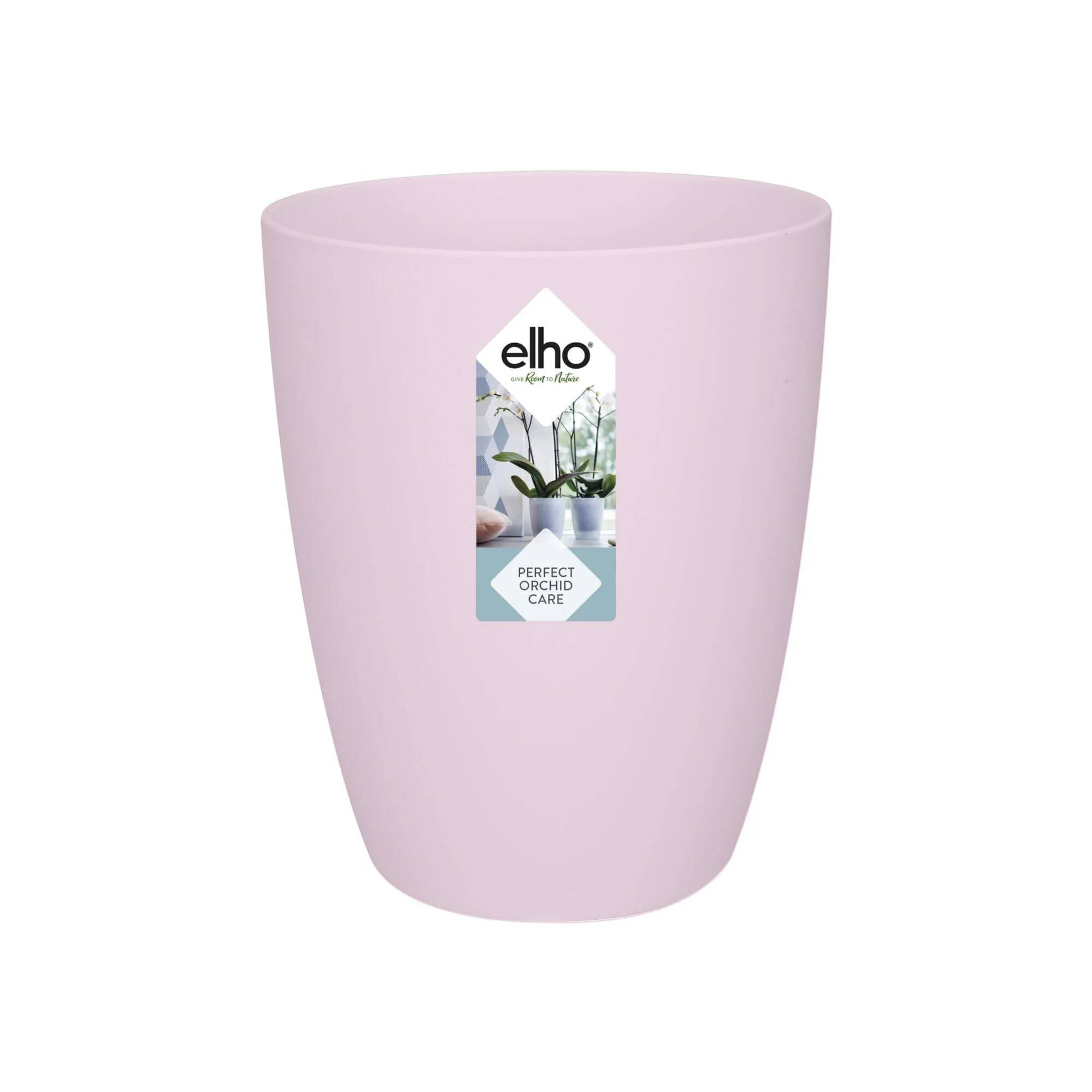 Pot orchidée plastique transparent Ø 12,7 cm H 15,2 cm - ELHO