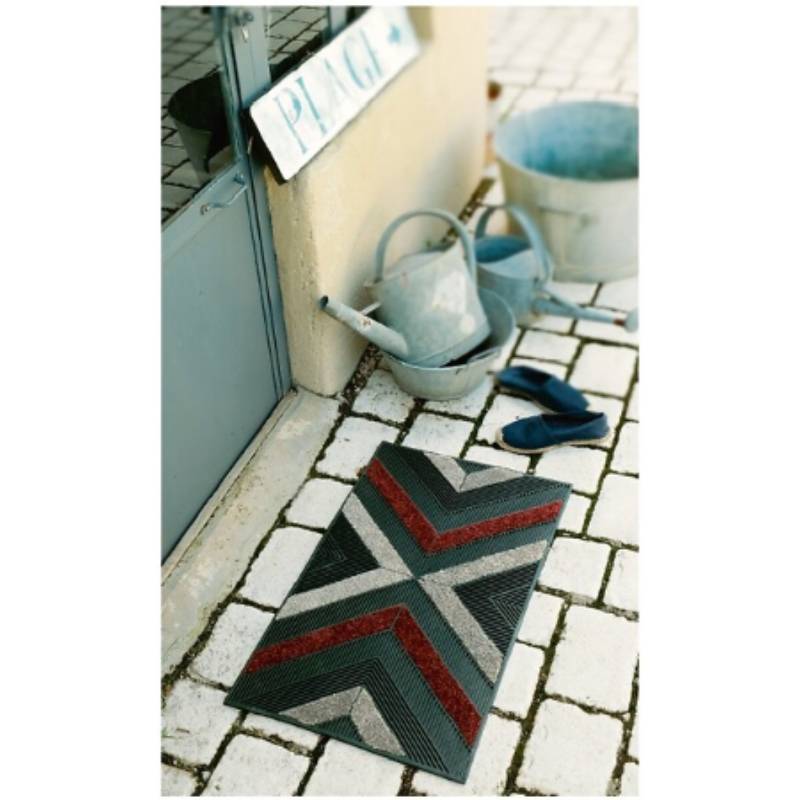 Tapis d'entrée brossant polyamide Spritz 75x45 cm - CORYL - Jardiland