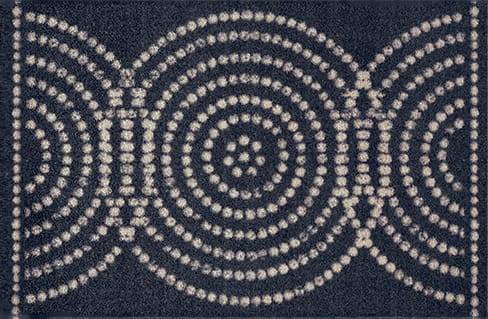 Coryl_Home - Alfombra de interior muy suave Ethiopia noche L75 x W50 x H0.7 cm