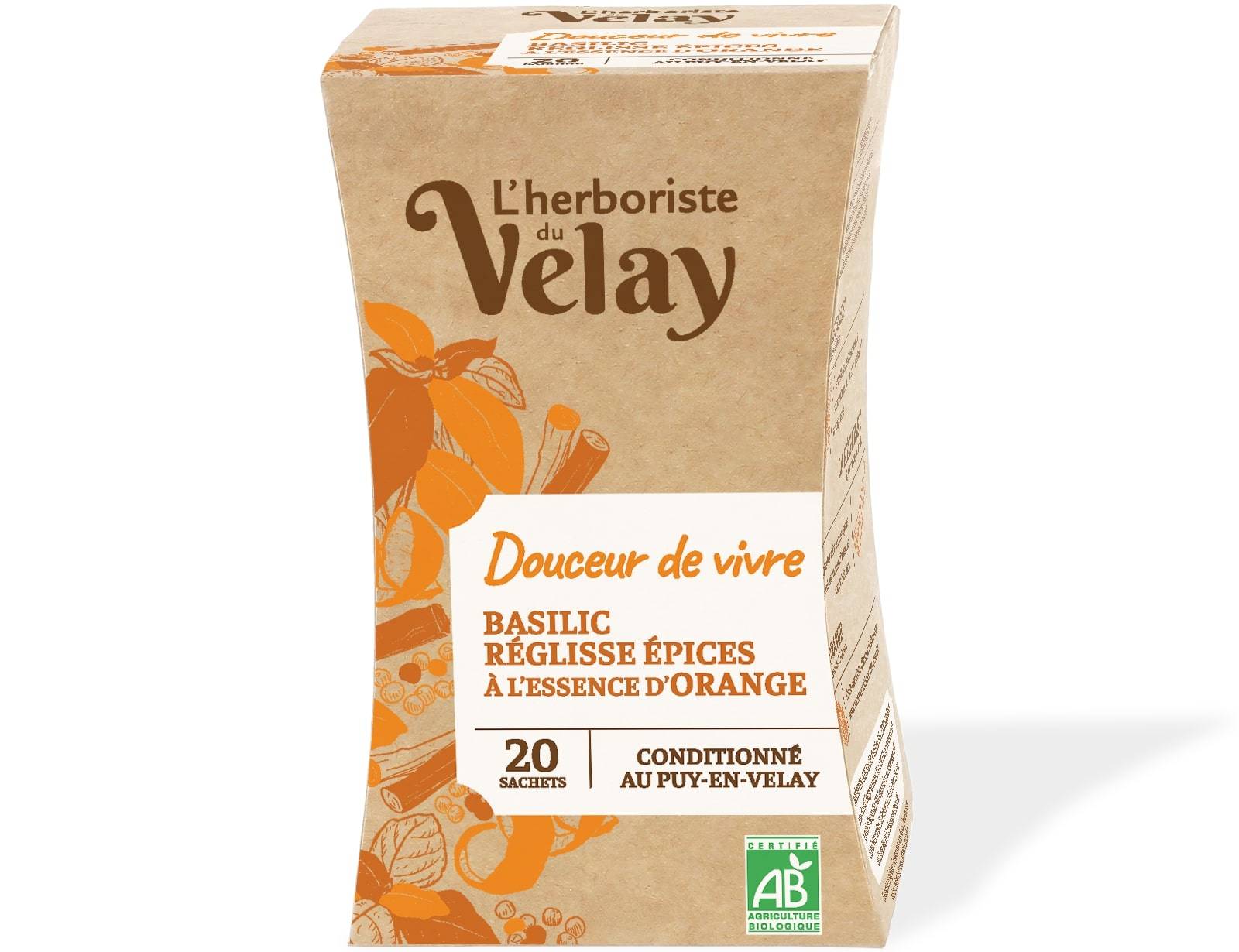Herboriste du Velay - Infusion BIO Douceur de Vivre x20 - L'Herboriste du Velay - Image 1