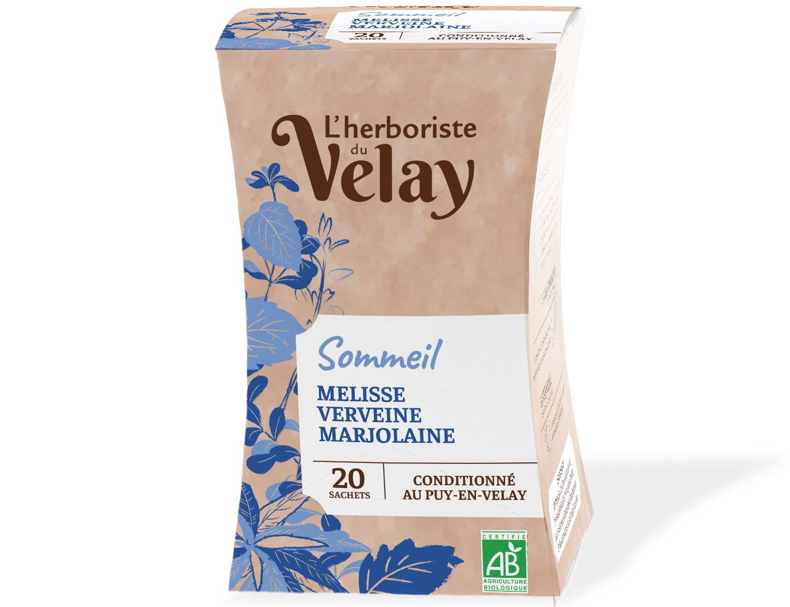 Herboriste du Velay - Infusion BIO sommeil x20 - L'Herboriste du Velay