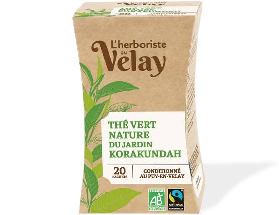 Herboriste du Velay - Thé vert BIO x20 - L'Herboriste du Velay
