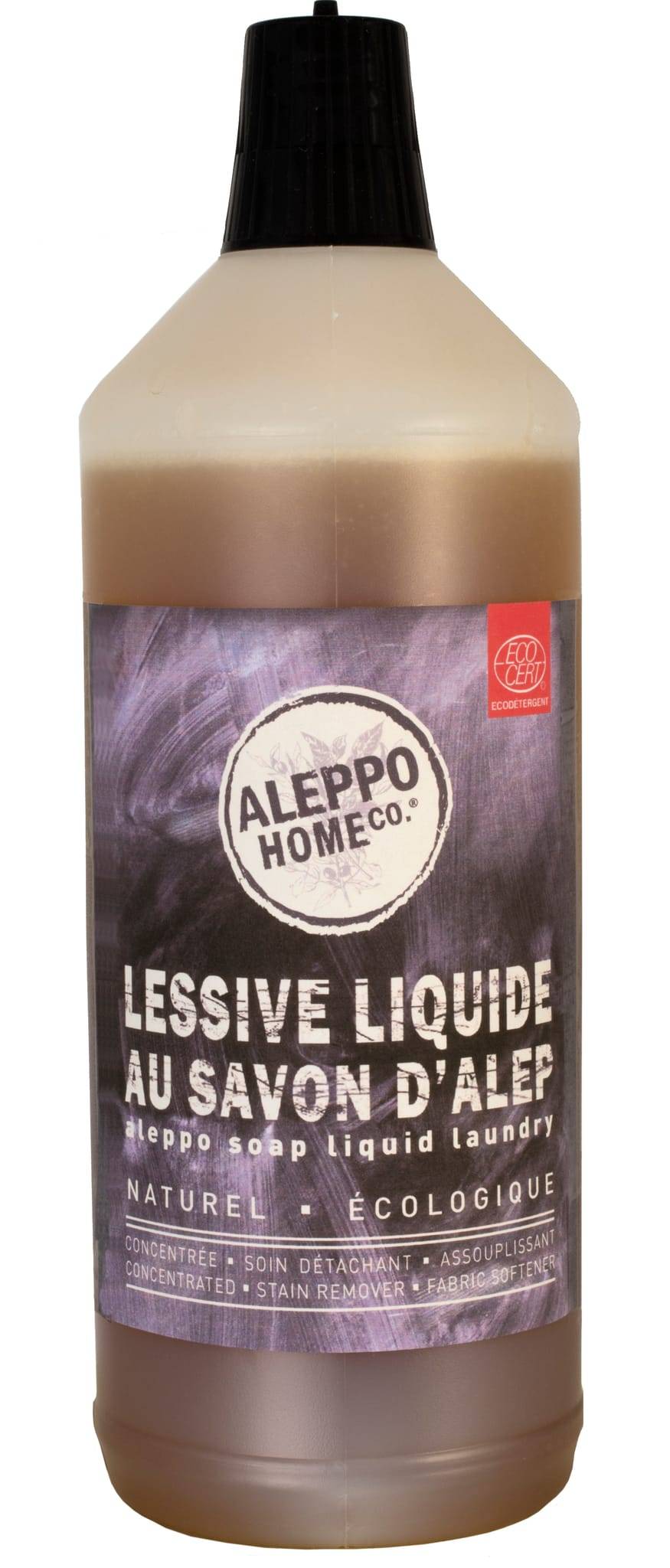 Aleppo Soap Co. - Lessive liquide au savon d'Alep véritable 1 L