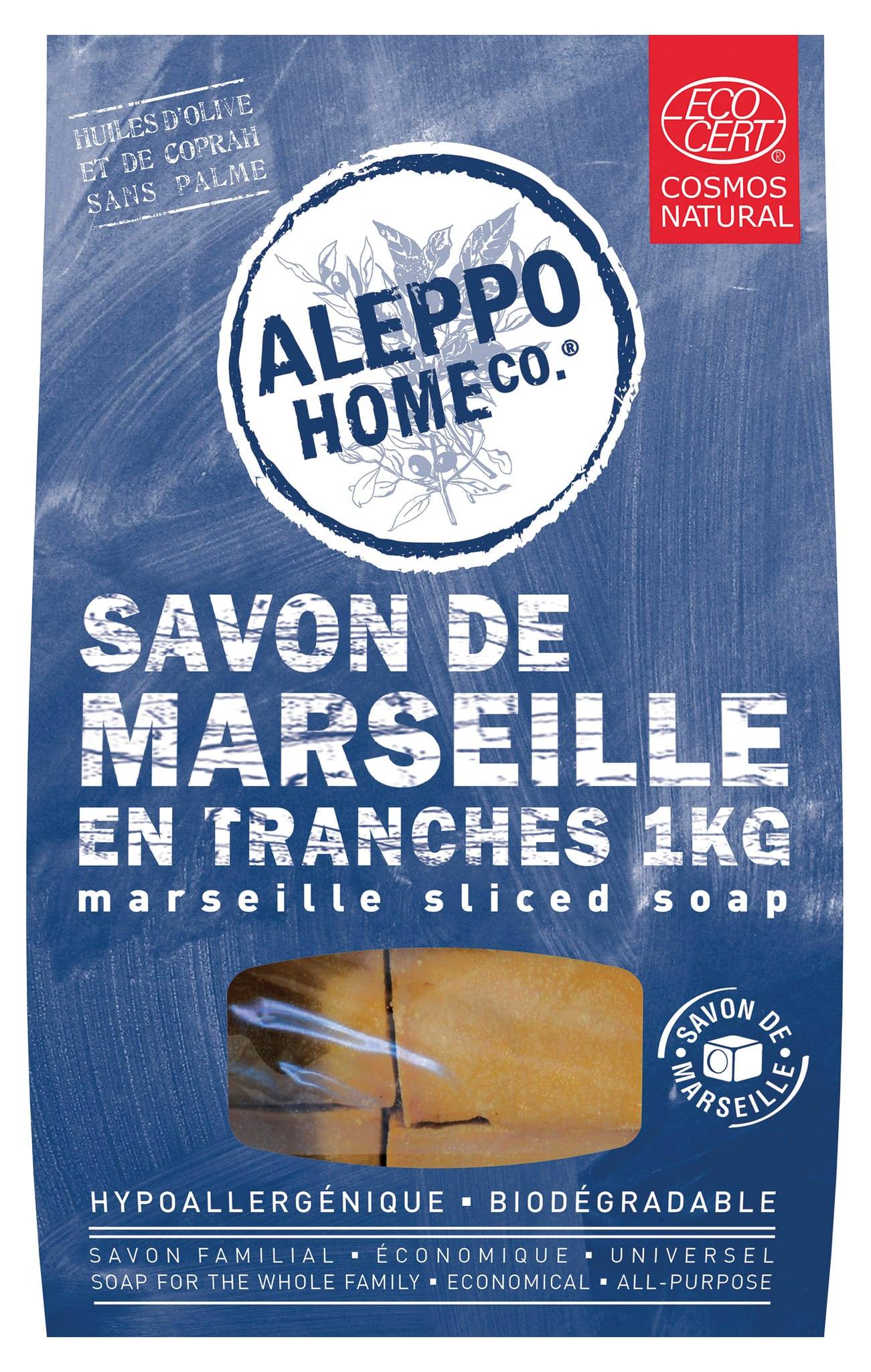 Aleppo Soap Co. - Savon de Marseille en tranches 1 kg