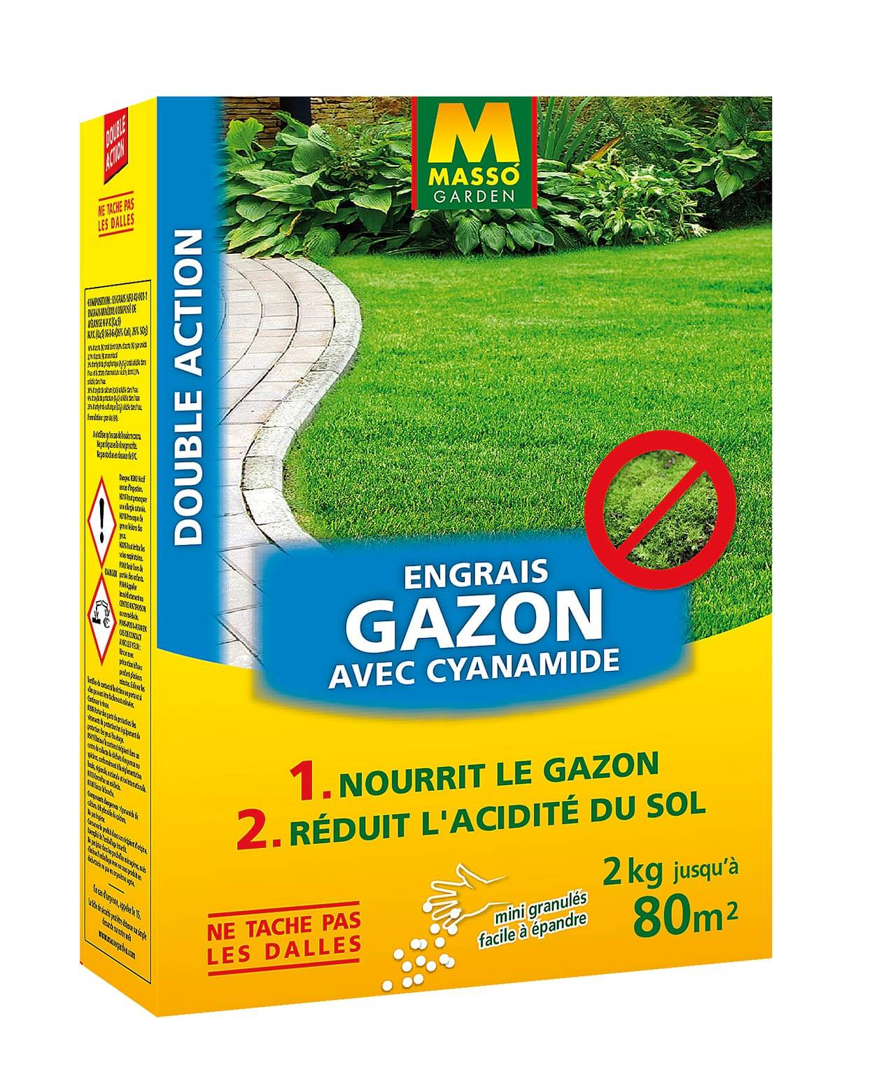 Engrais gazon cyanamide 2 kg - Imagen 2