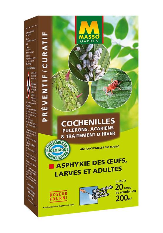 Cochenilles, Pucerons, Acariens et traitement d´hiver 500 ml UAB