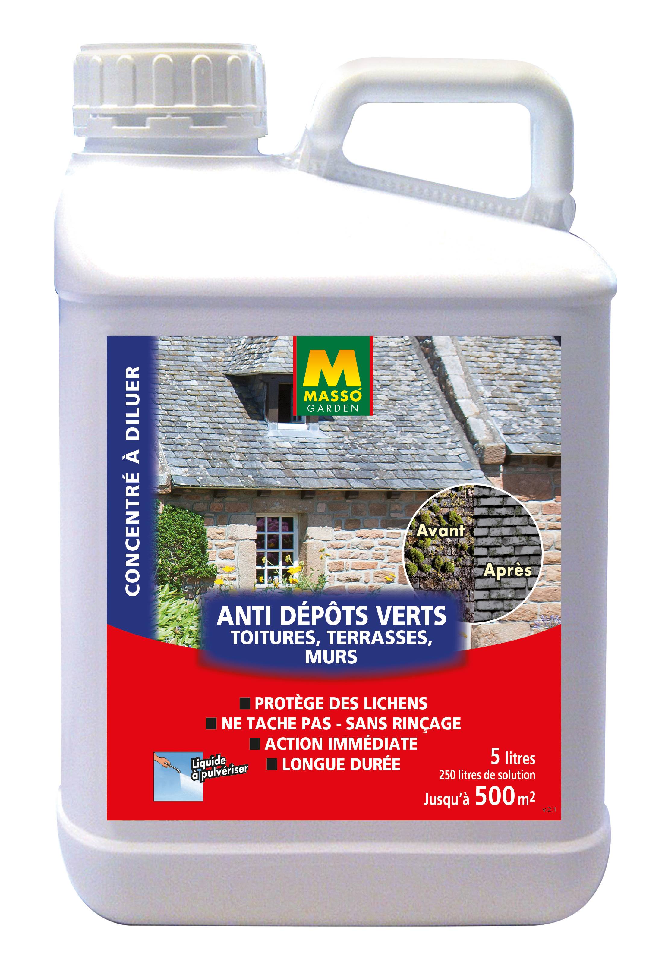 Anti-Depósitos Verdes Concentrado 5 L - MASSÓ GARDEN