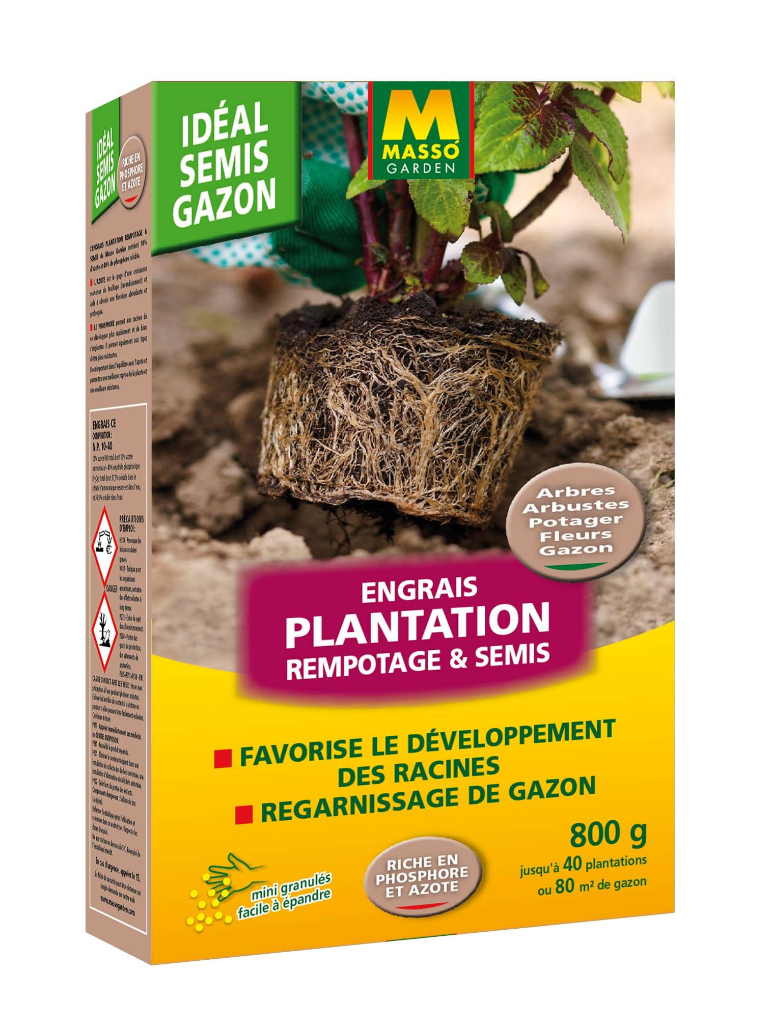Fertilizante Plantación Trasplantes & Semillas 800 g
