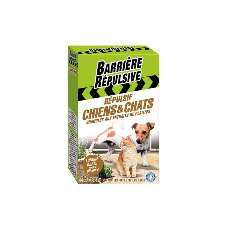 Barrière Répulsive - Répulsif granulé chiens chats Géraniol 400 g – BARRIERE REPULSIVE - Imagen 3