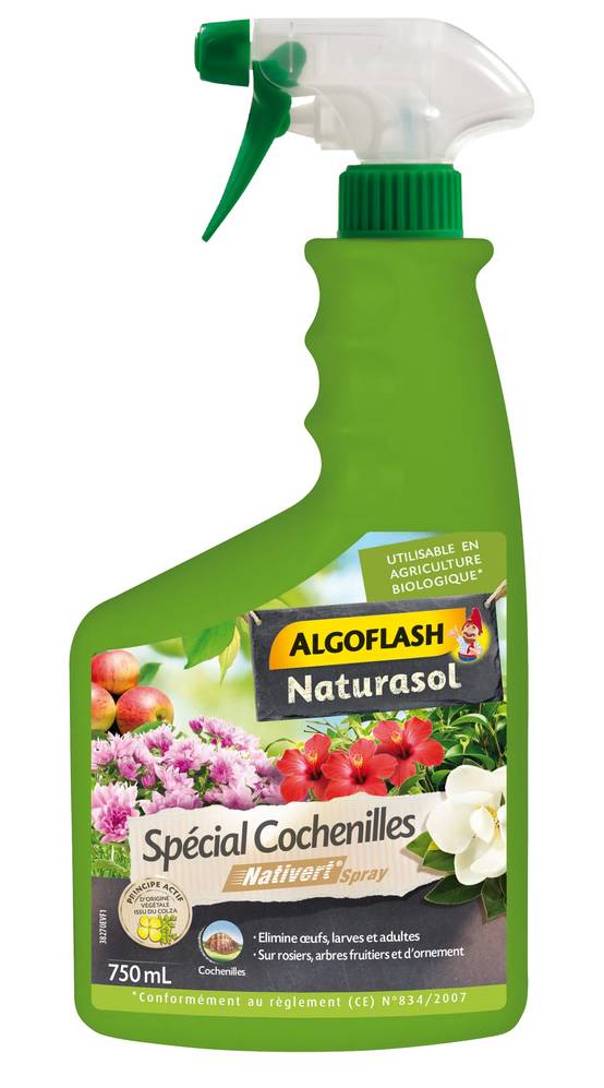 Algoflash - Insecticide spécial Cochenilles - ALGOFLASH NATURASOL
