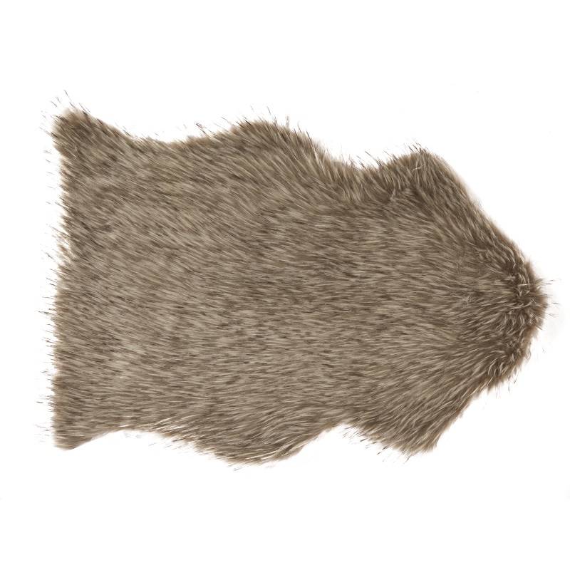 Tapete con largos pelos brutos L.60 x I.90 cm