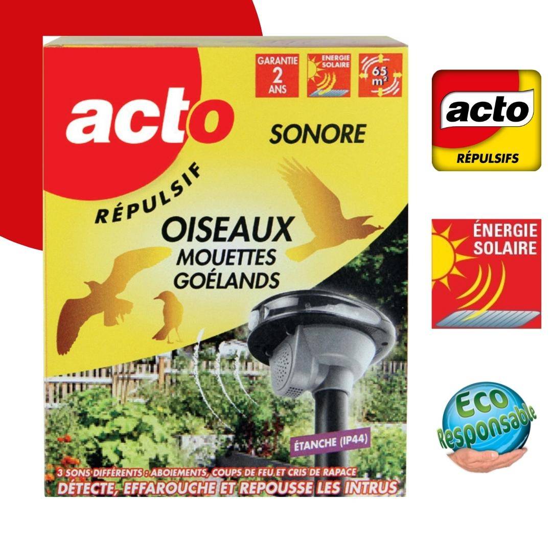 Acto - Acto - Repulsif sonore oiseaux mouettes goélands 65 m2 - Image 1